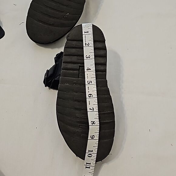Dr. Martens Voss II Black Leather Sandals 7 - Picture 8 of 11